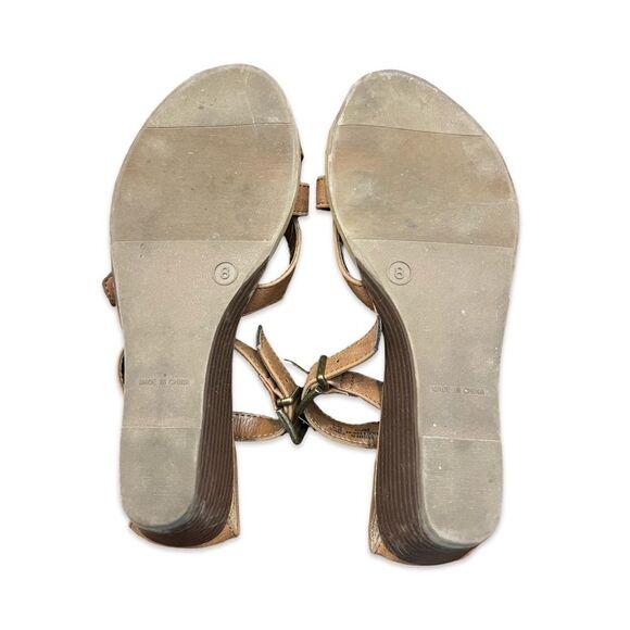 Strappy Wedge Sandals - Size 8 - Old Navy - Picture 3 of 4